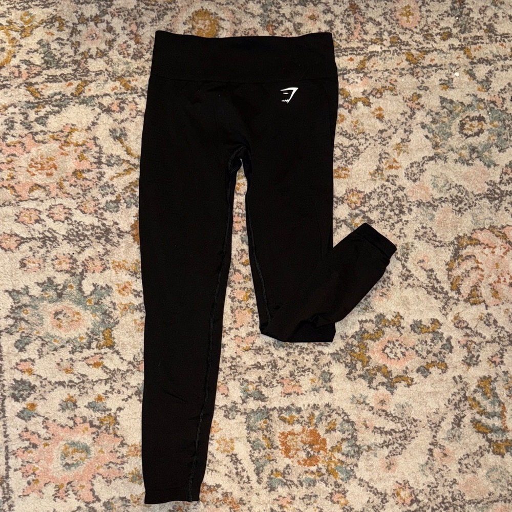 Black Leggings with Logo